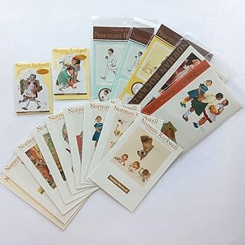 Amazon.co.jp: ノーマン ロックウェル ポストカード & シール & シール